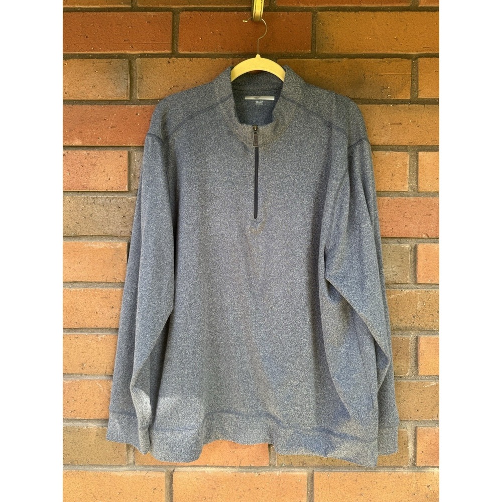 Greg Norman 1/4 Zip Pullover Performance Sweater Elbow Golf | Gray | Size XXL